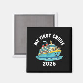 Aimant Ma première croisière 2026 (Recto/Verso)
