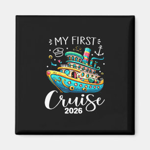 Aimant Ma première croisière 2026 Vacances en famille mig