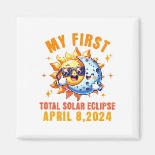 Aimant Ma première éclipse solaire totale 8 avril Enfant 