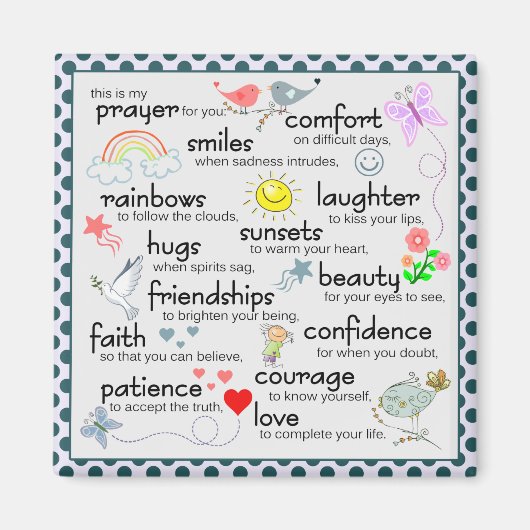 Aimant Ma Prière Pour Vous (Devant)