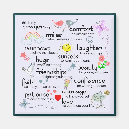 Aimant Ma Prière Pour Vous (Devant)