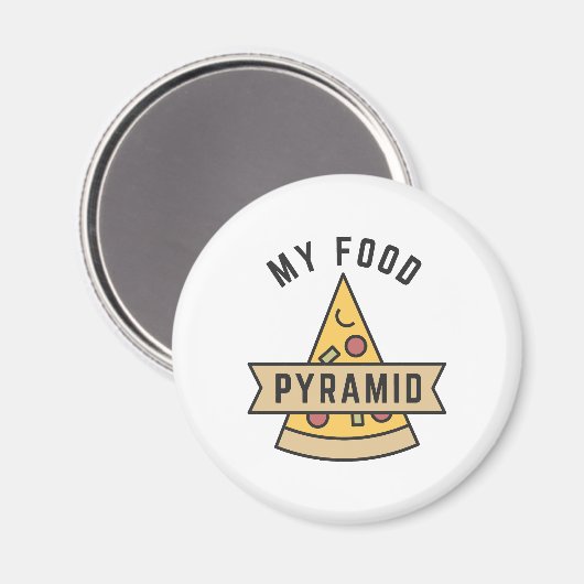 Aimant Ma pyramide alimentaire (Recto/Verso)