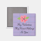 Aimant Ma Saint Valentin (Recto/Verso)