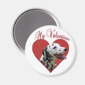 Aimant Ma Saint-Valentin dalmate (Recto/Verso)