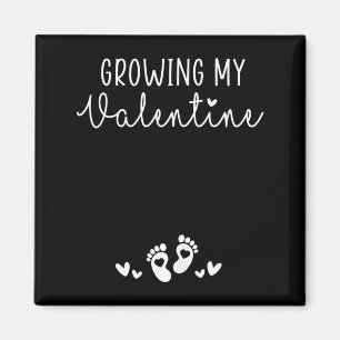 Aimant Ma Saint-Valentin de Grossesse de Future Maman Val