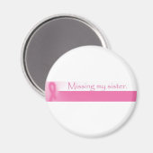 Aimant Ma soeur disparue (Recto/Verso)