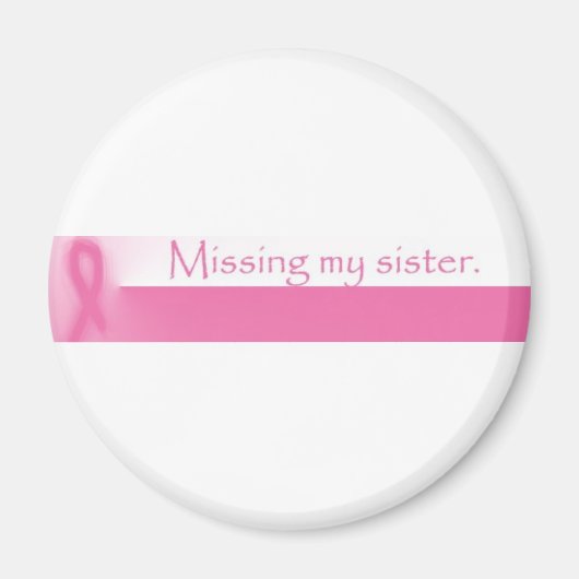 Aimant Ma soeur disparue (Devant)