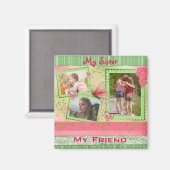 Aimant Ma Soeur, Mon Ami Trois Photos (Recto/Verso)