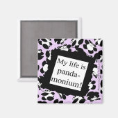 Aimant Ma vie est panda-monium (Recto/Verso)