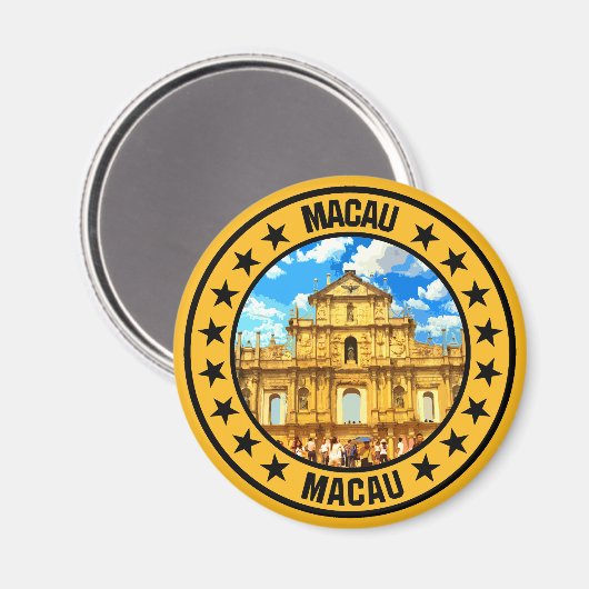 Aimant Macao (Recto/Verso)