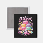 Aimant Macarons Amour Sucré (Recto/Verso)