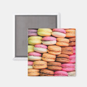 Aimant Macarons Colorés (Recto/Verso)
