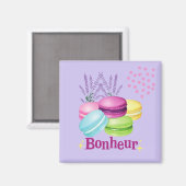 Aimant Macarons français (Recto/Verso)