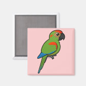 Aimant Macaw à tête rouge (Recto/Verso)