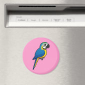 Aimant Macaw bleu et jaune (In Situ (Lave-vaisselle))
