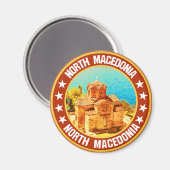 Aimant Macédoine du Nord (Recto/Verso)