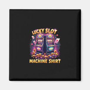 Aimant Machine à sous chanceuse pour amateurs de jeux de