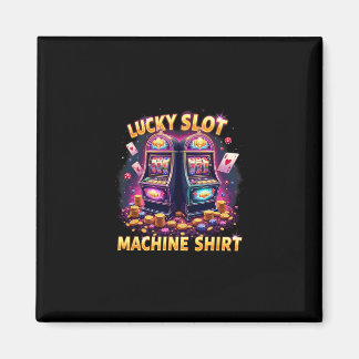 Aimant Machine à sous chanceuse pour amateurs de jeux de