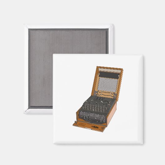 Aimant Machine Enigma (Recto/Verso)