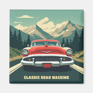 Aimant Machine routière classique du Dakota du Sud