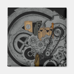 Aimant Machines de Steampunk