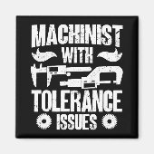 Aimant Machiniste Avec Tolérance Problème Machine Opérate (Devant)