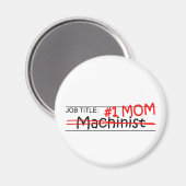 Aimant Machiniste de la maman du travail (Recto/Verso)
