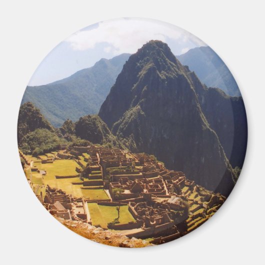Aimant Machu Picchu Pérou - Ruines Machu Picchu Lever du (Devant)