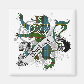 Aimant MacLeod Tartan Lion (Devant)