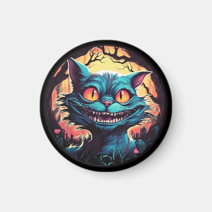 Aimant Mad Cheshire Cat Alice au Pays des merveilles