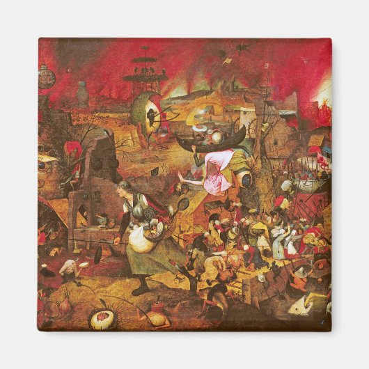 Aimant Mad Meg (Dull Gret), Pieter Bruegel (Devant)