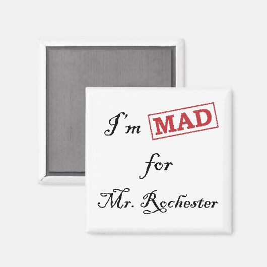Aimant Mad pour M. Rochester (Recto/Verso)