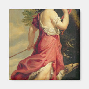 Aimant Madame de Montespan comme Diana la chasseuse