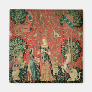 Aimant Madame et la licorne : 'Smell