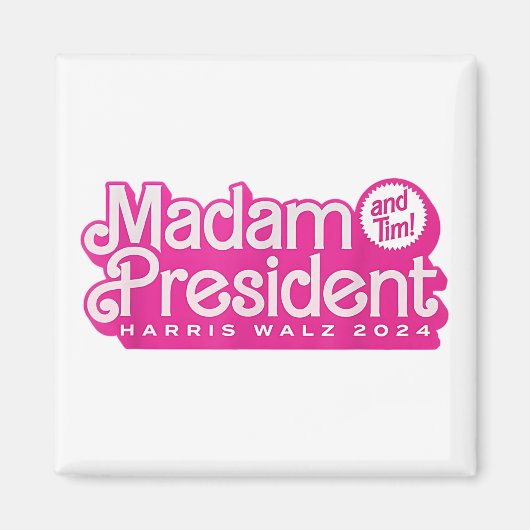 Aimant Madame la Présidente | Harris Walz (Devant)