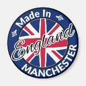 Aimant Made in Manchester England Union Jack Flag (Devant)
