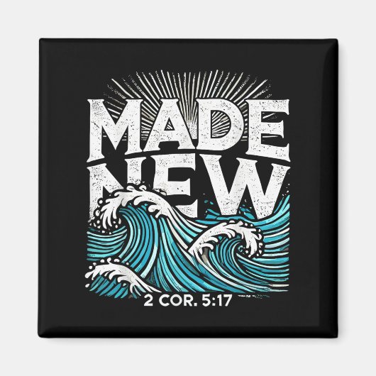 Aimant Made New Baptized Baptism (Devant)