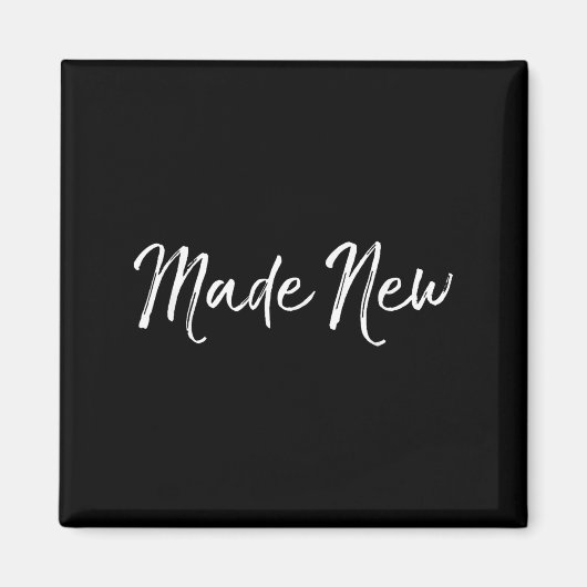 Aimant Made New Salvation Quote Faith Christian Baptism  (Devant)