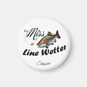 Aimant Mademoiselle Line Wetter Rainbow Trout