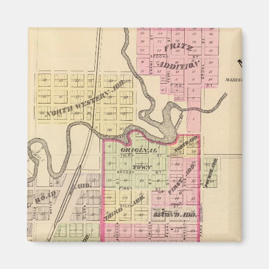 Aimant Madison, Nebraska (Devant)