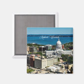 Aimant Madison, Wisconsin (Recto/Verso)