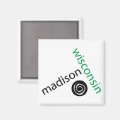 Aimant Madison Wisconsin (Recto/Verso)