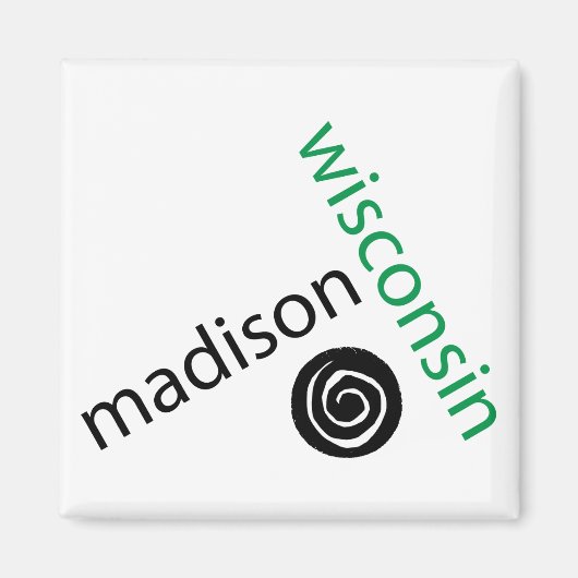 Aimant Madison Wisconsin (Devant)