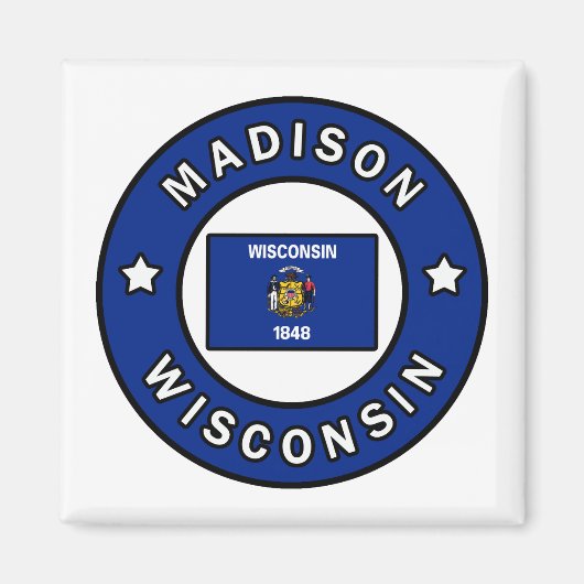 Aimant Madison Wisconsin (Devant)