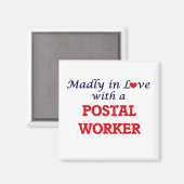 Aimant Madly amoureux d'un travailleur postal (Recto/Verso)