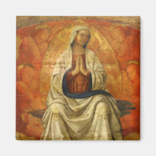 Aimant Madonna à Gloria (Vierge Marie inscrite)