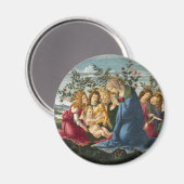 Aimant Madonna Adoring Child with 5 Angels Botticelli (Recto/Verso)