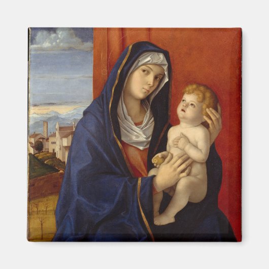 Aimant Madonna and Child, environ 1485 (Devant)