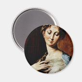Aimant Madonna Au Cou Long Par Parmigianino (Recto/Verso)