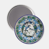 AIMANT MADONNA AVEC ENFANT ET ANGELS (Recto/Verso)